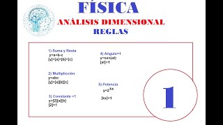 ANALISIS DIMENSIONAL REGLAS [upl. by Tatia]