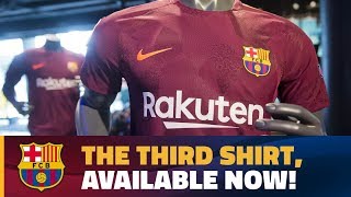 Nike presents dark maroon FC Barcelona third strip for 201718 season [upl. by Yro]