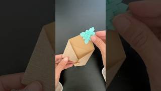 How to fold this easy origami envelope 折り紙 origami origamienvelope envelope shorts diyenvelope [upl. by Anigue]