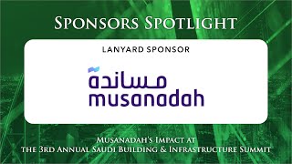 SBIS 2024 Lanyard Sponsor Spotlights  Musanadah Facilities Management [upl. by Enael]