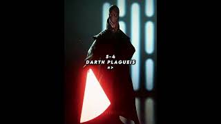 Darth Plagueis vs Satele Shan Star Wars [upl. by Audley]