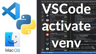 Set Up Python Virtual Environment In Visual Studio Code VS Code On Mac  VSCode activate venv [upl. by Flyn]