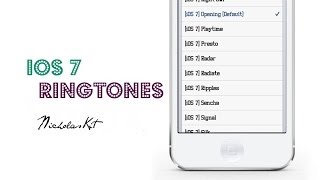 Get iOS 7 Ringtones For iOS 6x iDevices [upl. by Cochran]