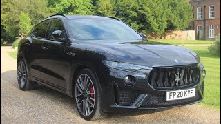 2020 Maserati Levante 38 GTS Nerissimo ZF AWD Review [upl. by Hassett]