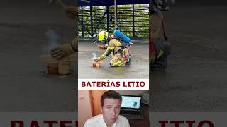 Incendios en baterías de litio eléctrico baterias incendio [upl. by Agnesse45]