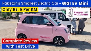 GIGI Mini EV Test Drive Review  Best Electric Car Price in Pakistan 2023  Auto Show Expo Karachi [upl. by Seni]