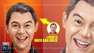 4 Mata amp Halis  SMUDGE PAINTING KARIKATUR  PHOTOSHOP TUTORIAL Edisi Chandra Liow [upl. by Seline]