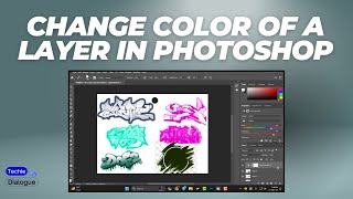 How to Change the Color of a Layer in Photoshop [upl. by Emalee109]