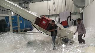 Double Vacuum Pump Plastic Granulating Extruder and Recycling Machine [upl. by Omland]