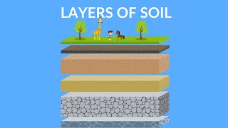 Layers of Soil  Soil Formation  Video for Kids [upl. by Triley83]