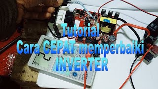 Tutorial Cara memperbaiki Inverter tidak keluar tegangan STEC 500W [upl. by Chrysa]