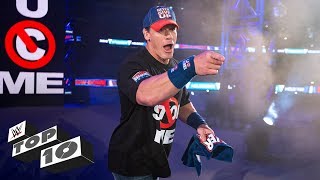 John Cenas most exciting returns WWE Top 10 Jan 5 2019 [upl. by Annovaj]