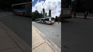 Transport Canberra Bus 717 Renault PR1802 Ansair MK l Voith Farewell Tour Departing From Bus Stop [upl. by Retrop]