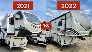 2021 vs 2022 Keystone Montana Fifth Wheels  2022 Montana 3121RL Walkthrough [upl. by Soalokcin]