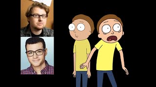 Animated Voice Comparison Morty Rick amp Morty [upl. by Yednarb181]