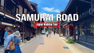 Samurai Road Walking Tour 4K JAPAN Preserving the streetscape from the Edo period [upl. by Eniamret481]