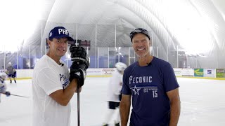 NHL Legend Mark Messier and Troy Albert of the Peconic Hockey Foundation Thank You for Your Support [upl. by Eustasius412]