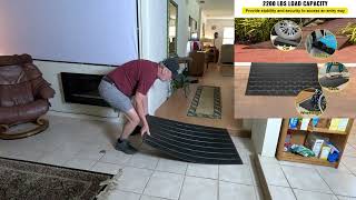 VEVOR 4 inch Rise Threshold Ramp can give your home a safe transition [upl. by Devlen]