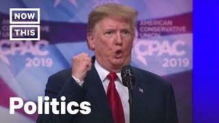 Trumps CPAC Speech Goes Off the Rails  NowThis [upl. by Ttayw]