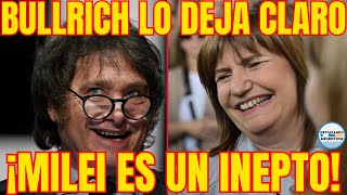 ¡BULLRICH EXPLOTA 💣 Patricia destroza a Milei en un acto público No tenés idea de política’ [upl. by Hayse]