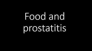 Can food fix chronic prostatitis [upl. by Alyda43]