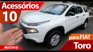 10 ideias de Acessórios indispensáveis para Fiat Toro [upl. by Itagaki]