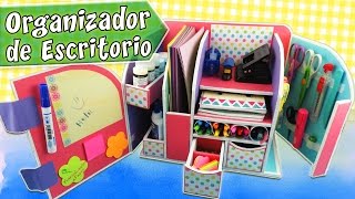 ORGANIZADOR DE ESCRITORIO de Cartón [upl. by Ococ]