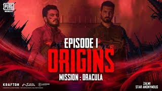 EPISODE 1 ORIGINS MISSION DRACULA  PUBG MOBILE Pakistan Official [upl. by Randal]