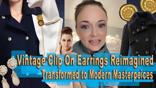 How to Wear Vintage Clip On Earrings Reimagined New Ways to Wear Classic Jewelry [upl. by Havot]