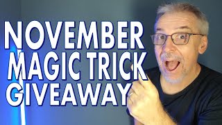 Magic Giveaway  207  Thanksgiving Magic Trick Giveaway [upl. by Onateag]