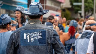 AKSamba Does Double Denim at Cubadupa 2024  the parade [upl. by Myrah]