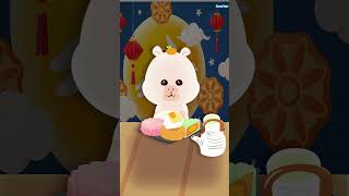 ASMR mukbang capybara animation mooncake shortvideo asmr shorts capybara mukbang mooncake [upl. by Ire]