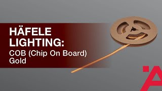 Häfele Lighting COB Chip On Board Gold [upl. by Liag]