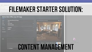 How does FileMaker’s Content Management Starter Solution work [upl. by Alvy]