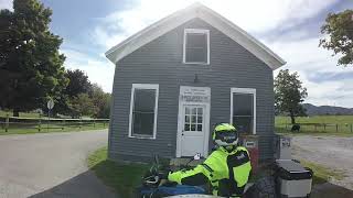 A ride to Burkes Garden on Route 623 dirt road crossing the Appalachian Trail [upl. by Oicul]