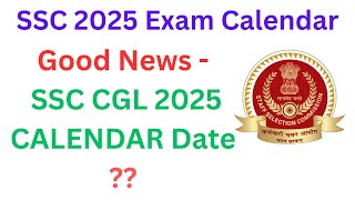 SSC CGL 2025 Exam Calendar  SSC CGL Exam Calendar Release Date ssccgl2025examcalendar [upl. by Gosselin]