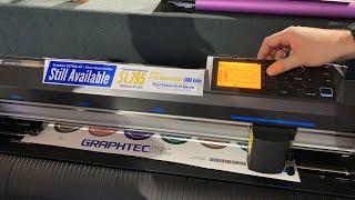 NEW Graphtec CE700060 Print Cut Feature LIVE [upl. by Eirollam]