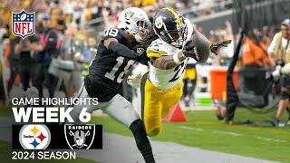 Pittsburgh Steelers vs Las Vegas Raiders  2024 Week 6 Game Highlights [upl. by Waynant]