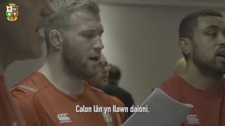 The Lions sing Calon Lân  Sing Your Support  Lions NZ 2017 [upl. by Frierson]