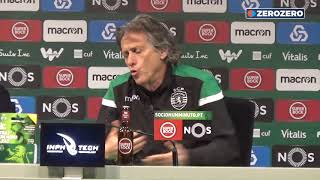 Jorge Jesus confirma Bas Dost em Tondela e adianta que Lumor não será titular [upl. by Yllib315]