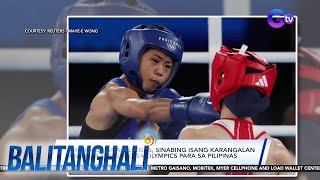 PHL boxer Aira Villegas sinabing isang karangalan ang makapaglaro sa Olympics  Balitanghali [upl. by Eatnuhs]