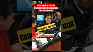 Andrea Chavez reacciona cuando habla marko Cortes Se roban el dinero de Yunes ultimahora noticias [upl. by Ahsimac77]