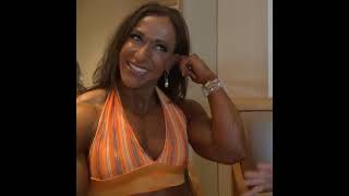 Beautiful Muscular Female Bodybuilder WHAT A SMILE [upl. by Trici]