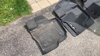 2019 2020 Ford F150 OEM floor mats vs WeatherTech vs Husky Liner [upl. by Bottali]