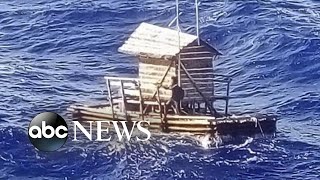 Teen rescued after 49 days at sea [upl. by Ahsyt]