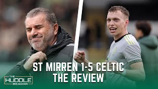 THE HUDDLE BREAKDOWN  St Mirren 15 Celtic  Can anyone cope with Celtics depth [upl. by Ahseinar]