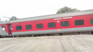 Foggy morning railfanning at Badshahnagar stationgorakhpur train wap7 [upl. by Ainoda139]