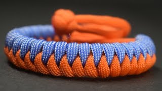 Tutorial Pulsera Paracord flipflop sin broche estilo Mad Max [upl. by Linnie]