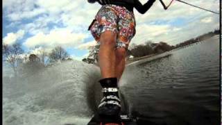 GoPro Water Ski Slalom Test  Adam Sedlmajer [upl. by Asenad458]