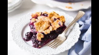 Classic Blueberry Pie Recipe [upl. by Arayk]